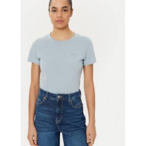 Tricou dama  din bumbac - Albastru