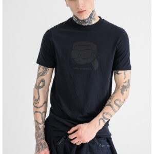 Tricou cu imprimeu logo - Negru stins