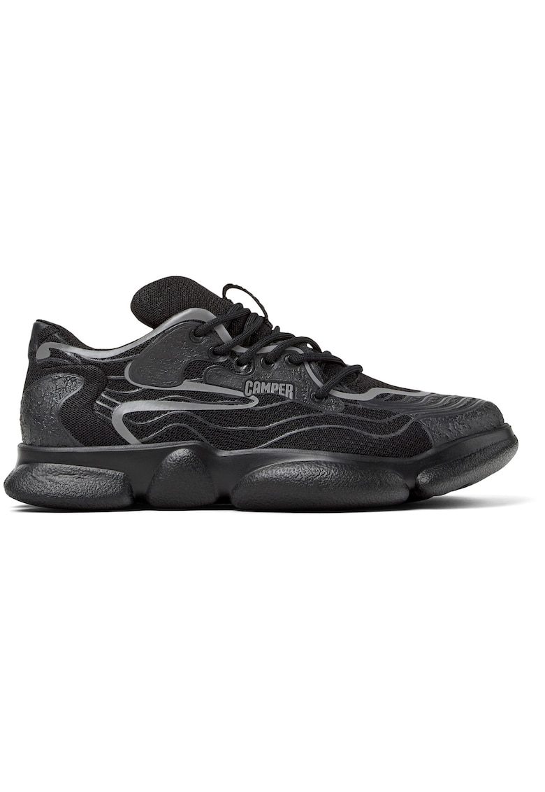 Pantofi sport unisex din plasa Karst - Negru/Gri