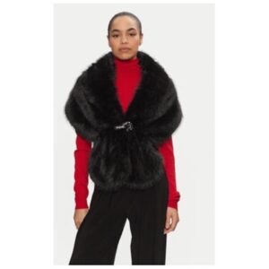Vesta dama -  304217494 - Poliester - Negru - Negru