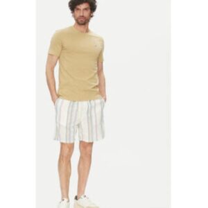 Pantaloni scurti din Barbati -  Ecru - 100% bumbac - Ecru
