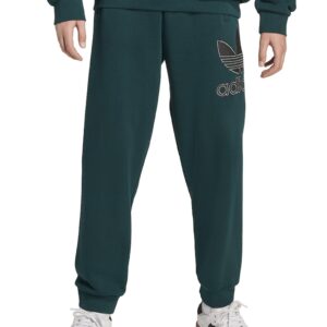 Pantaloni de trening cu imprimeu logo - Verde englez
