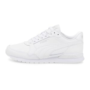 Pantofi sport de piele ecologica si piele ST Runner v3 - Alb