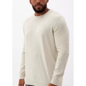 Big Sizes Pulover barbati big sizes - cu decolteu la baza gatului - Crem