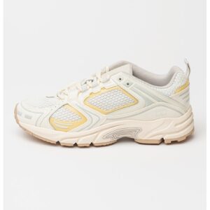 Pantofi sport low-cut Archive 97 - Alb fildes/Gri deschis/Galben pal