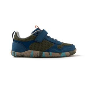 Pantofi sport din material textil cu velcro - Kaki