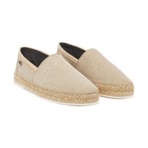Mocasini barbati - bej - tesatura textila -