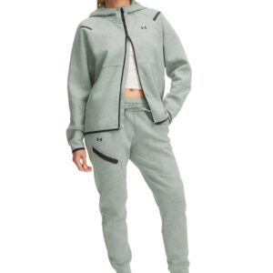 Pantaloni de trening cu talie inalta Unstoppable - Verde pal