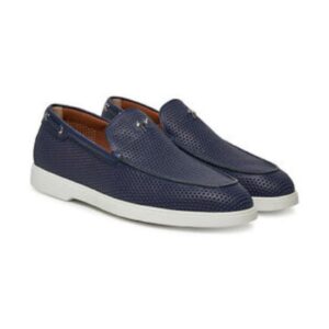 Mocasini barbati -  piele naturala - bleumarin