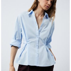 Pantaloni drepti cu buzunare - Maro cognac