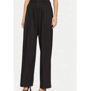 Pantaloni din amestec de liocel - Negru