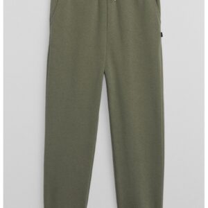 Pantaloni de trening din bumbac cu snur - Verde aquamarin