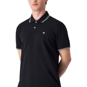 Tricou polo barbati -  bumbac - negru