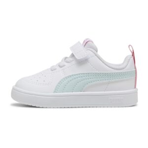 Pantofi sport Rickie AC+ din piele ecologica cu velcro - Verde pal/Alb optic