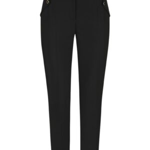 Pantaloni crop cu croiala conica