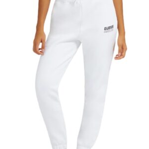 Pantaloni  Bumbac - Alb - Alb