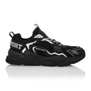 Pantofi sport low-cut Track King Mag - Negru/Argintiu