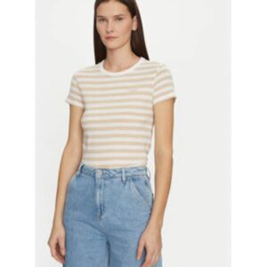 Tricou dama -  Bumbac - Bej