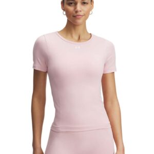 Tricou fara cusaturi pentru antrenament Train - Roz pastel