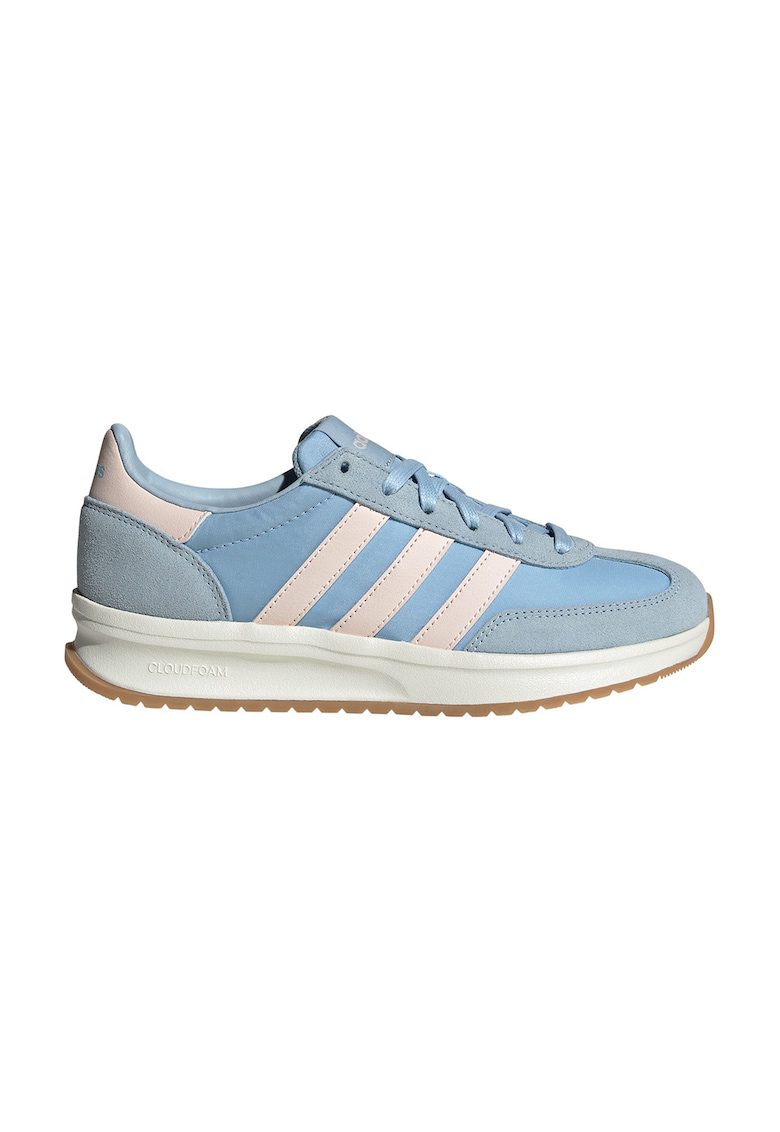 Pantofi sport 70s 2.0 cu piele intoarsa Run - Albastru prafuit/Roz pastel/Alb murdar