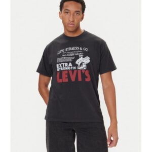 Tricou Barbati - Levi S - Negru - 100% bumbac -