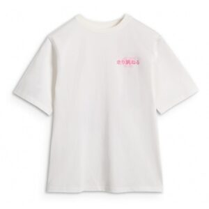 Tricou Fete Oversize  Alb Ecru - Bumbac - 56794 - Alb ecru
