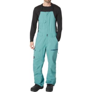 Pantaloni sport  albastru - 100% poliester - impermeabili - pentru iarna - set cu bavete utilitare