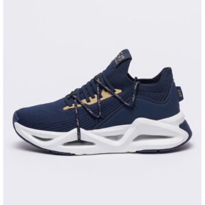 Pantofi sport slip-on cu aspect tricotat Infinity - Bleumarin