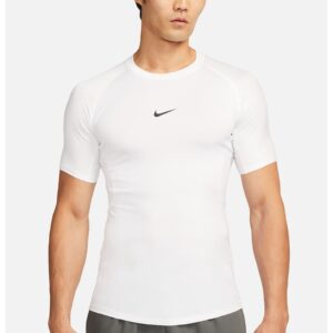 Tricou slim fit cu maneci raglan si tehnologie Dri-FIT pentru antrenament Pro - Alb