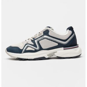 Pantofi sport low-cut - Gri deschis/Bleumarin
