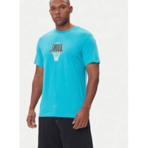 Tricou Barbati -  turcoaz - 57% bumbac - 43% poliester