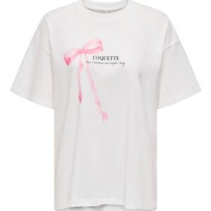 Tricou dama - Alb - Bumbac organic