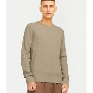 Pulover barbati - 304514111 - Poliester reciclat/Bumbac - Bej - Bej
