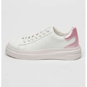Pantofi sport din piele cu logo - Roz aprins/Crem