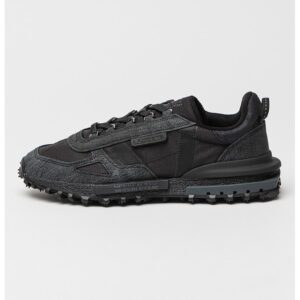 Pantofi sport cu garnituri din piele Elite Active - Negru/Gri antracit