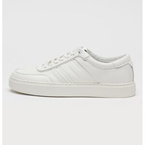 Pantofi sport low-cut de piele - Alb optic