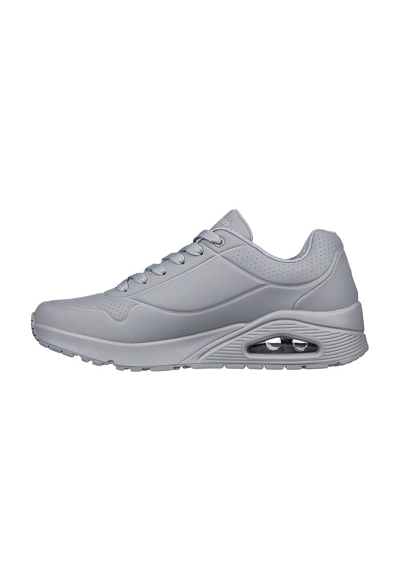 Pantofi sport de piele ecologica Uno Stand On Air - Gri cenusiu