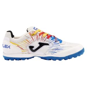 Ghete fotbal barbati Top Flex pentru teren sintetic TOPW2476TF - Alb-Rosu - Alb