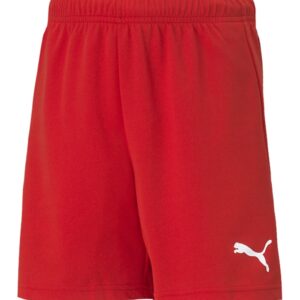 Pantaloni scurti cu banda elastica in talie pentru fotbal - Rosu vermillion
