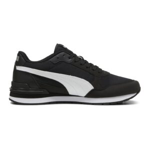Pantofi sport ST Runner v4 de plasa si piele ecologica - Alb/Negru