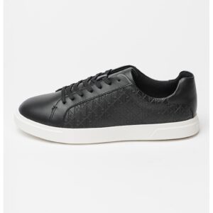 Pantofi sport cu model logo - Negru/Alb murdar