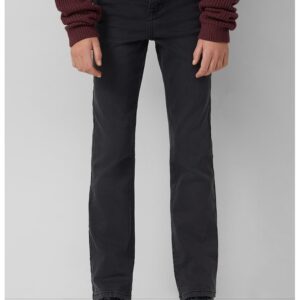 Blugi bootcut cu talie medie - Negru stins