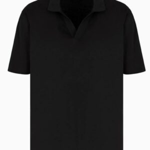 Tricou polo uni regular fit - 56499 - Negru