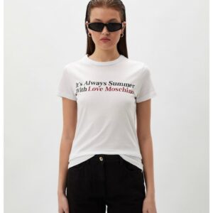 Tricou cu imprimeu 101699 - Alb