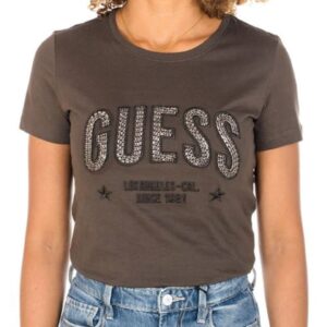 Tricou dama  Bumbac - Maro - Maro