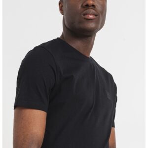 Tricou din bumbac cu aplicatie logo Tales - Negru