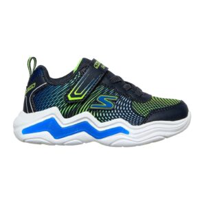 Pantofi sport cu LED-uri Lights-Erupters IV - Verde lime/Bleumarin