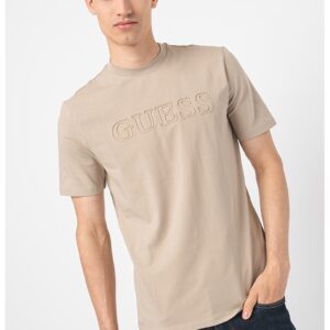 Tricou cu logo in relief - pentru antrenament - Grej