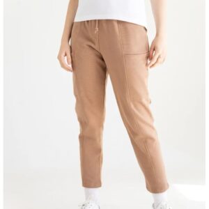 Pantaloni lungi cu buzunare din bumbac pentru dame