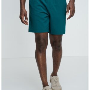 Pantaloni scurti cu banda logo in talie - Verde